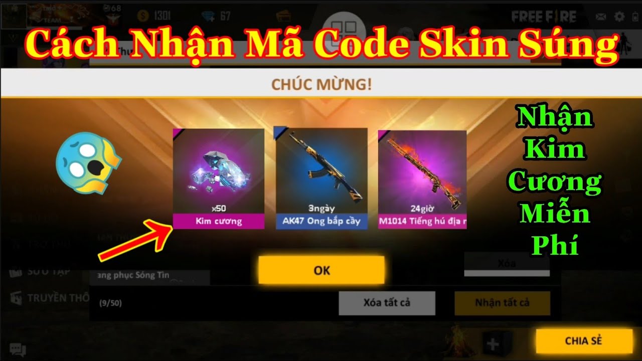 Code Kim cương Free Fire